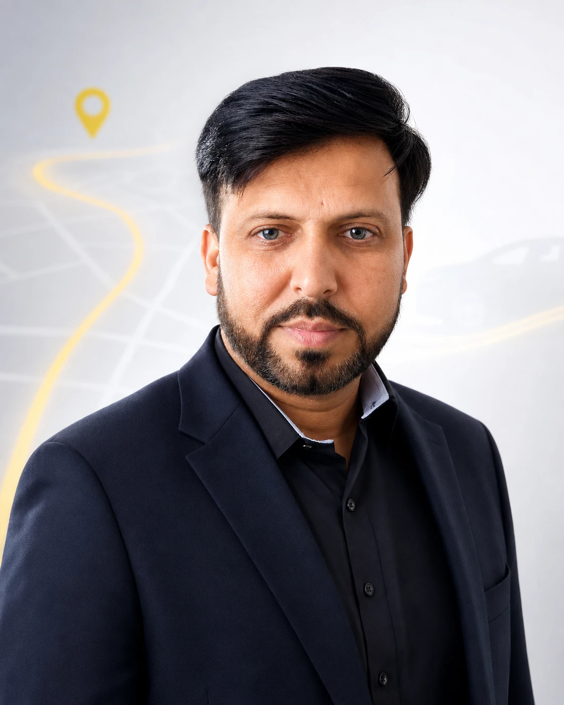 Intazar Hussain Mirza, Inhaber von Blitz Taxi Esslingen